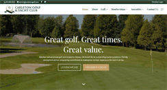 Desktop Screenshot of carletongolf.com